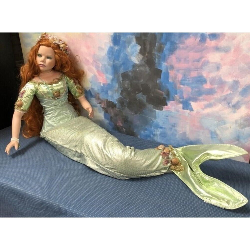Rare Life Size 62" Fantasia Mermaid Doll Florence Maranuk Showstoppers Vintage - Picture 2 of 8